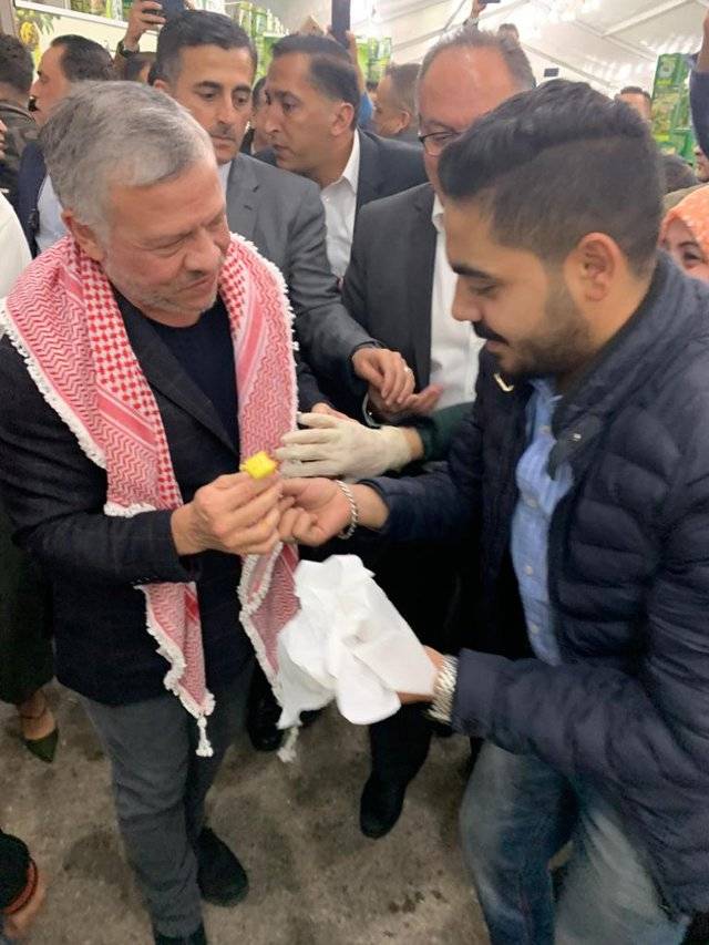 عاجل .. الملك بزيارة مفاجئة لمهرجان الزيتون بحدائق الحسين