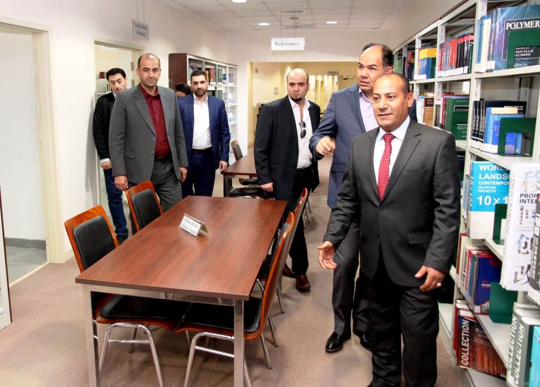 الجامعة الاميركية في مادبا تستقبل وفدا من موظفي البنك المركزي الاردني