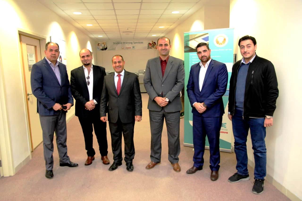 الجامعة الاميركية في مادبا تستقبل وفدا من موظفي البنك المركزي الاردني