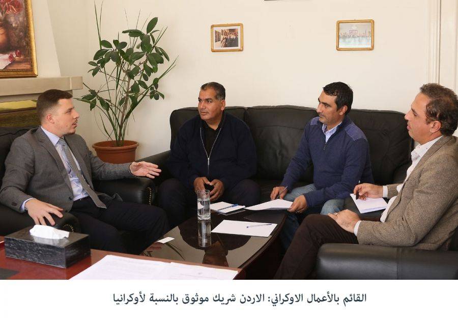 بلييف: الأردن شريك موثوق لأوكرانيا