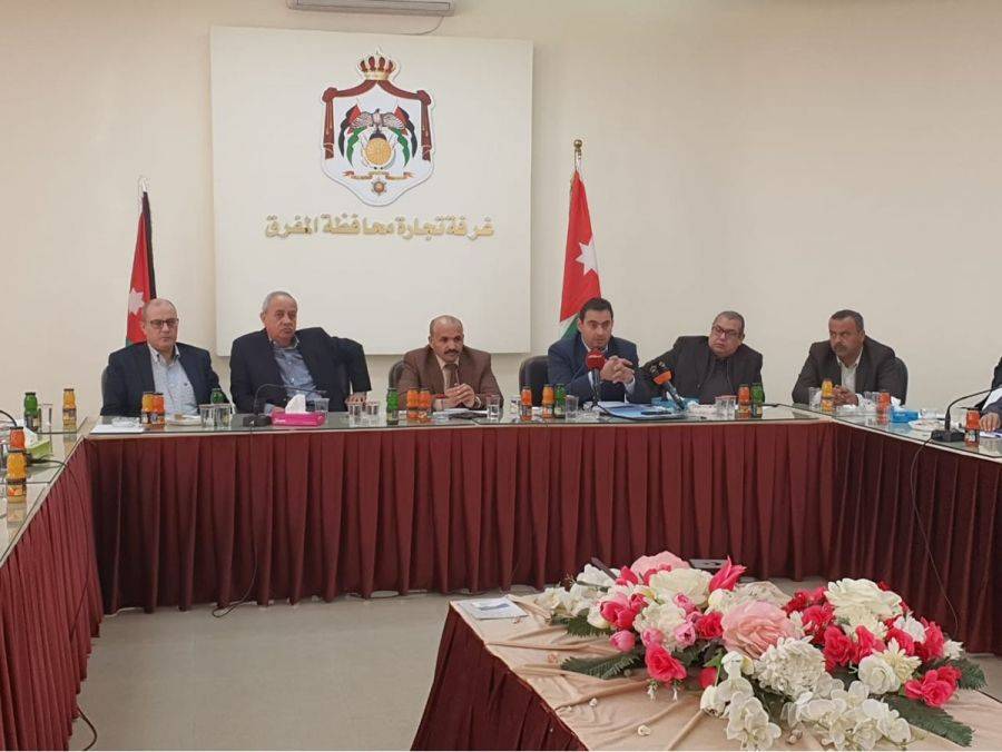 وزير الصناعة خلال زيارته لمحافظة المفرق : الحكومة تولي أهمية كبيرة للقطاع التجاري