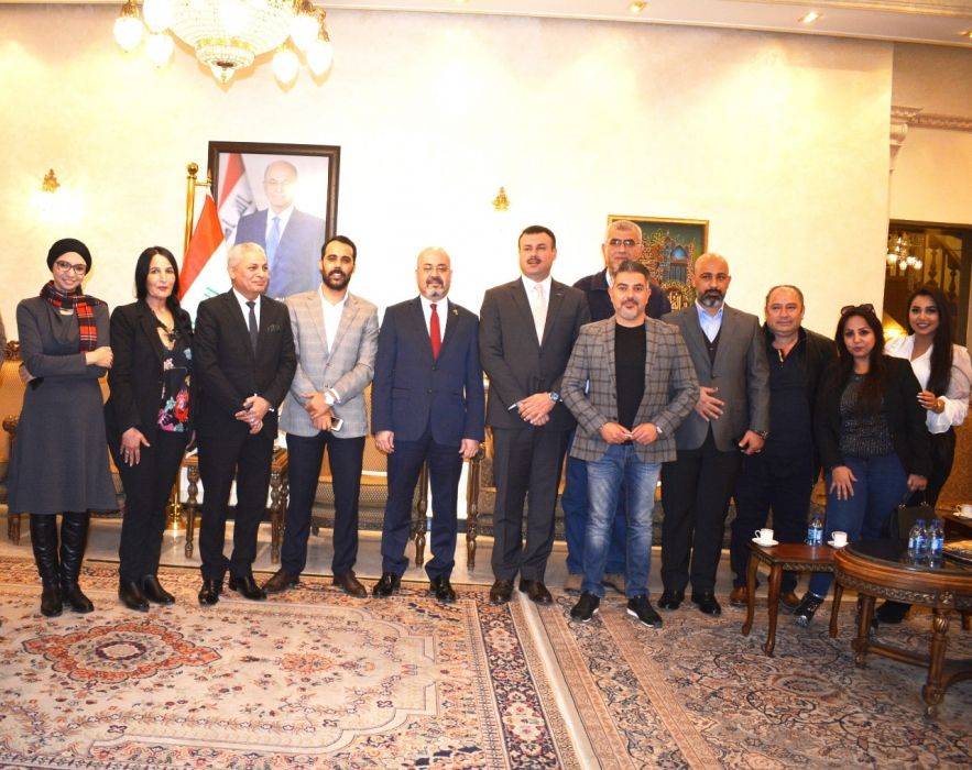 السفير العراقي في عمان يؤكد الحرص على تعزيز العلاقات الثنائية ويعبر عن اعتزازه بوسائل الإعلام