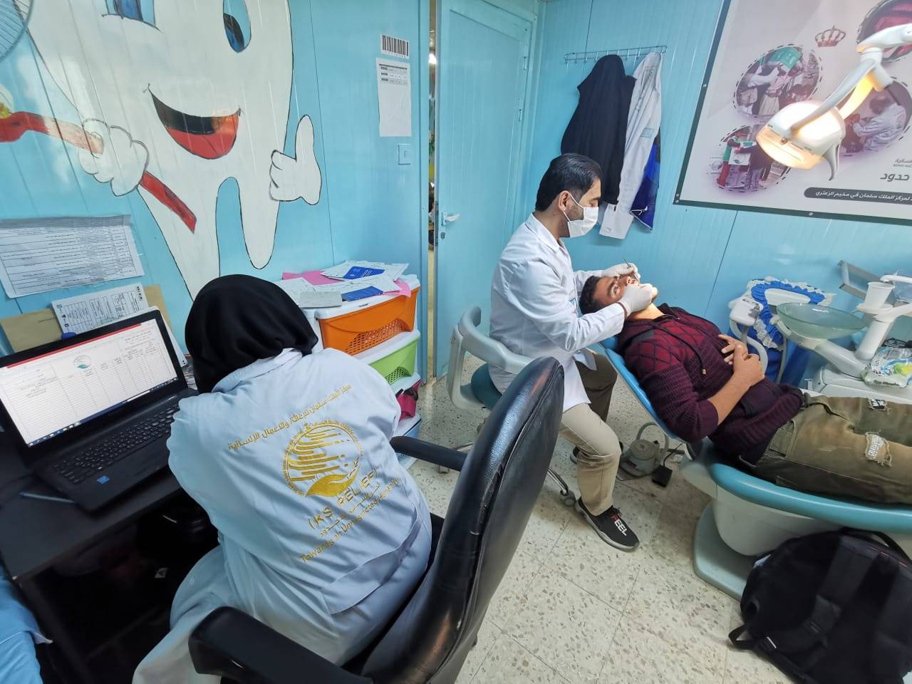 عيادات مركز الملك سلمان للإغاثة تقدم العلاج لاكثر من 19الف حالة مرضية في مخيم الزعتري خلال نوفمبر الماضي 