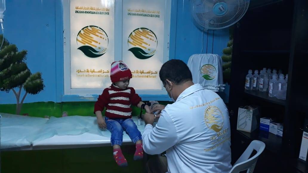 عيادات مركز الملك سلمان للإغاثة تقدم العلاج لاكثر من 19الف حالة مرضية في مخيم الزعتري خلال نوفمبر الماضي 