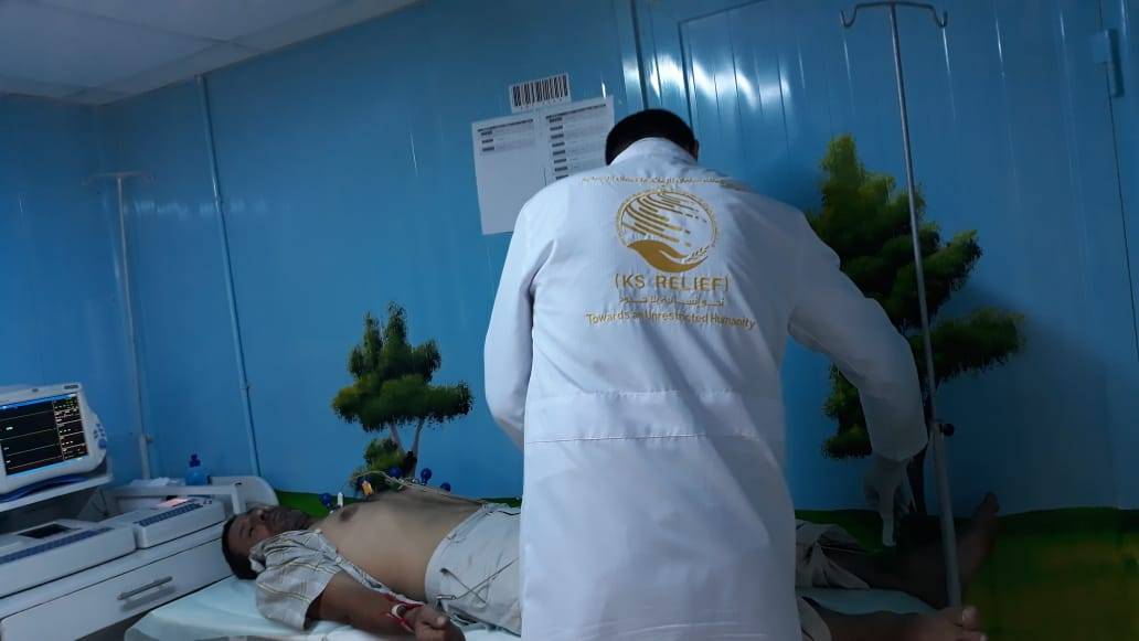 عيادات مركز الملك سلمان للإغاثة تقدم العلاج لاكثر من 19الف حالة مرضية في مخيم الزعتري خلال نوفمبر الماضي 