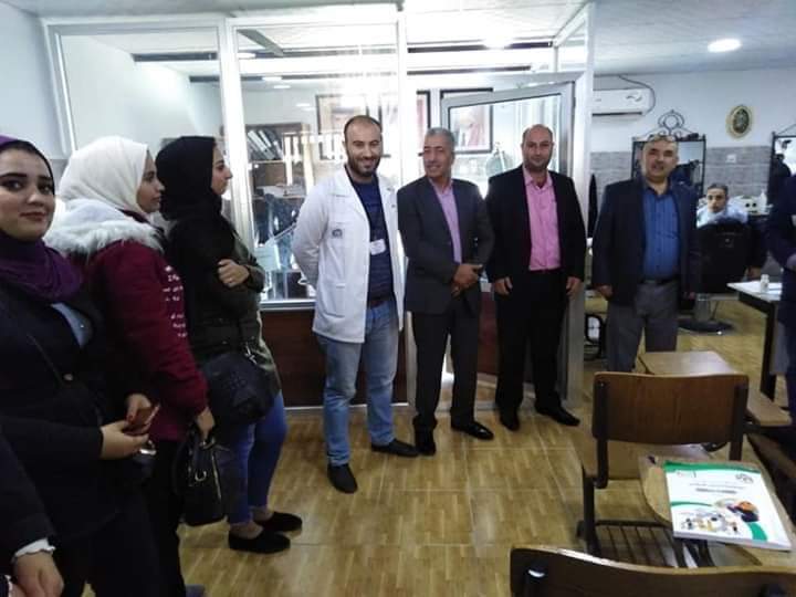 زيارة طلبة من كلية العلوم التربويه في جامعة جدارا إلى مركز التدريب المهني في المشارع