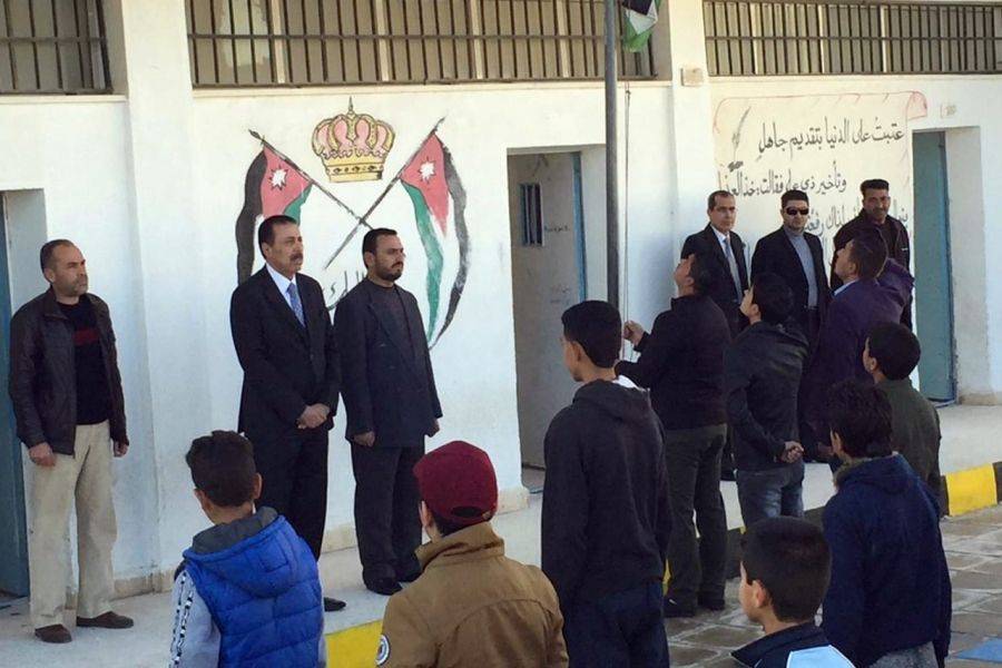 وزير التربية والتعليم يتفقد عدد من المدارس في المزار وقصبة الكرك