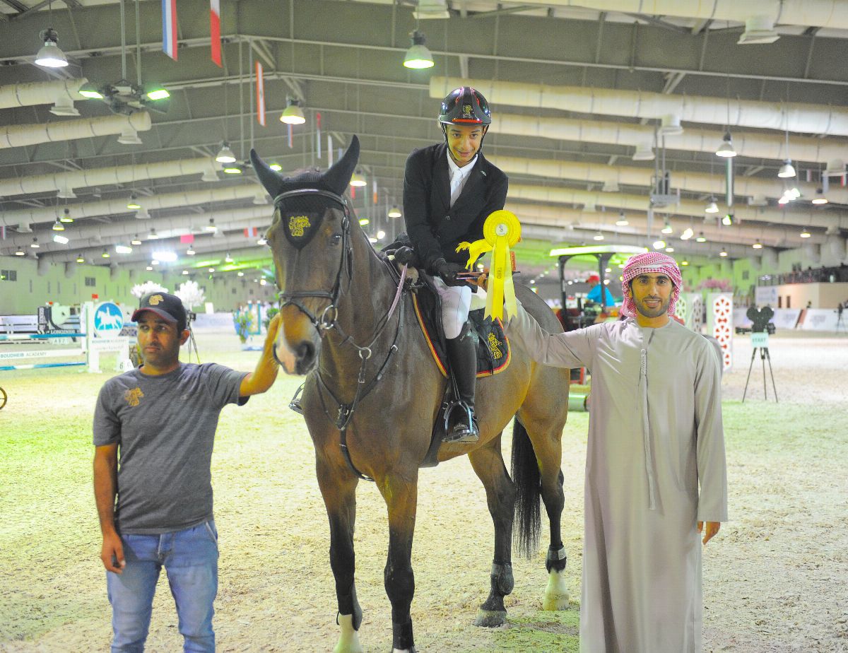 بصالة سلطان بن زايد الكبرى .. انطلاق بطولة الشيخ مبارك بن محمد آل نهيان لقفز الحواجز