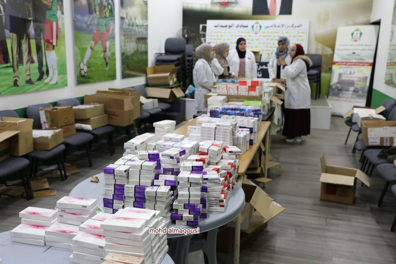 اللجنه الاجتماعية بنادي الوحدات تنجح بتنظيم اليوم الطبي المجاني