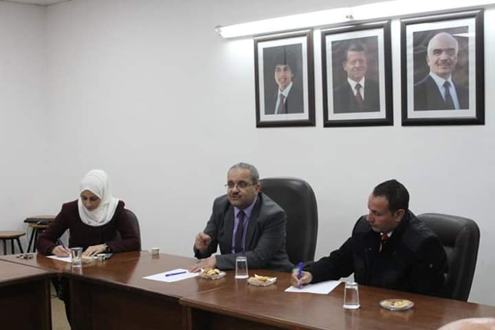 رئيس جامعة جدارا يلتقي أعضاء هيئة التدريس في كلية العلوم التربوية