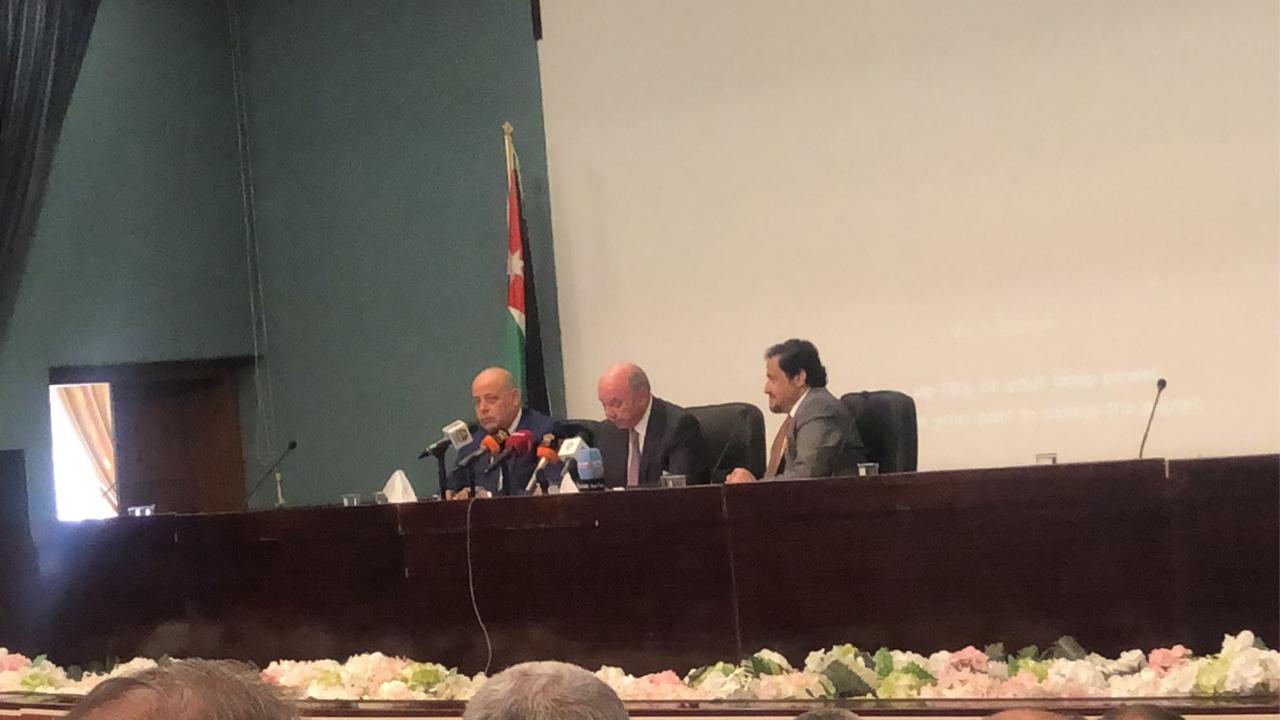 الفايز يتحدث في المقاولين عن الاردن والواقع العربي الراهن