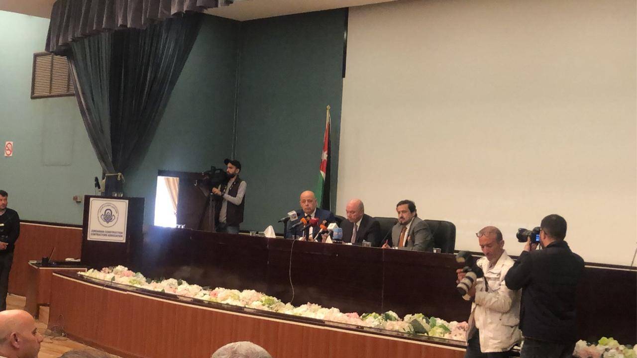 الفايز يتحدث في المقاولين عن الاردن والواقع العربي الراهن