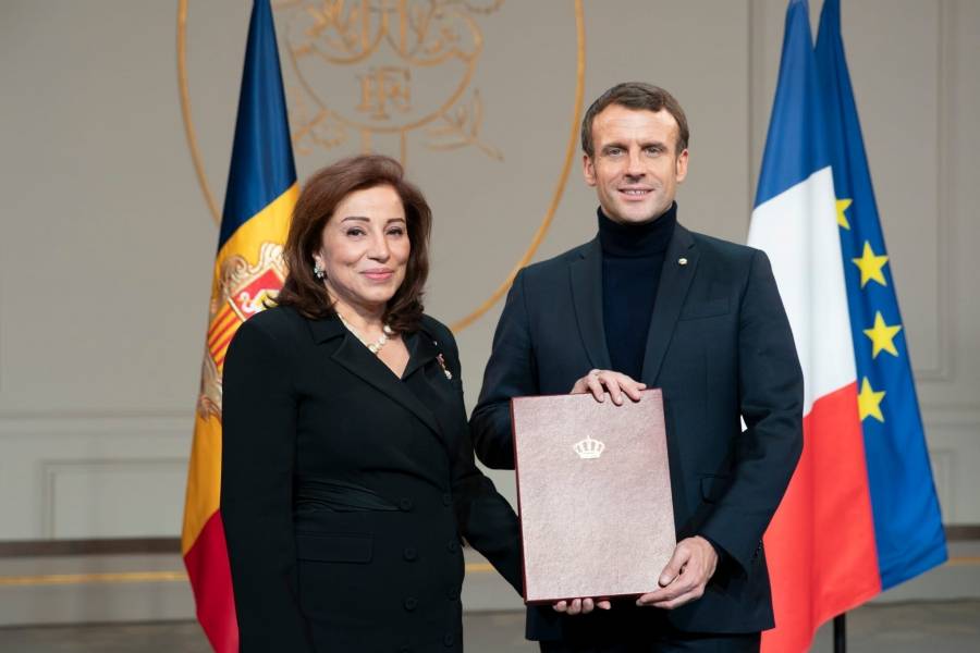 السفيرة اريج الحوامدة تقدم أوراقها كاول سفيرة أردنية لدى إمارة أندورا