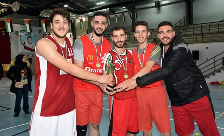 تظاهرة رياضية كبيرة في جامعة جدارا في لعبة كرة السلة 