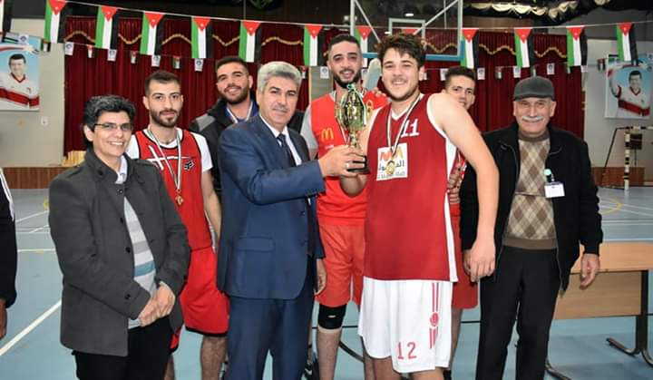 تظاهرة رياضية كبيرة في جامعة جدارا في لعبة كرة السلة 