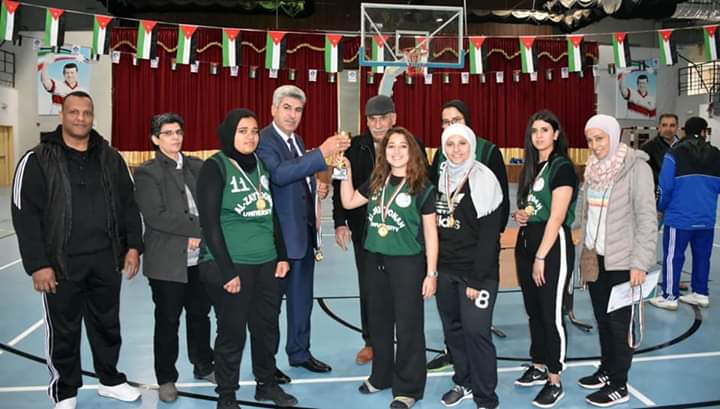 تظاهرة رياضية كبيرة في جامعة جدارا في لعبة كرة السلة 