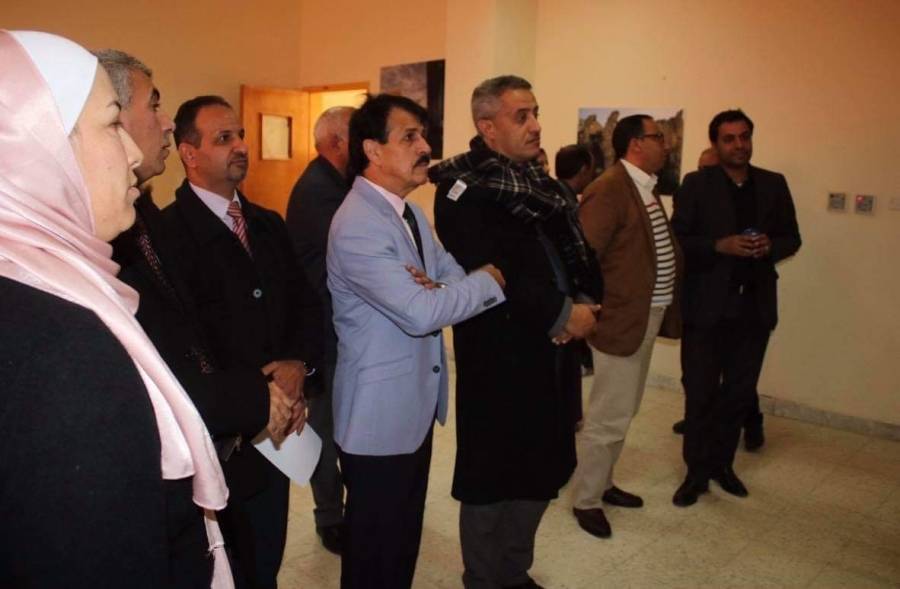 افتتاح معرض أماكن الذاكرة في جامعة الحسين بن طلال