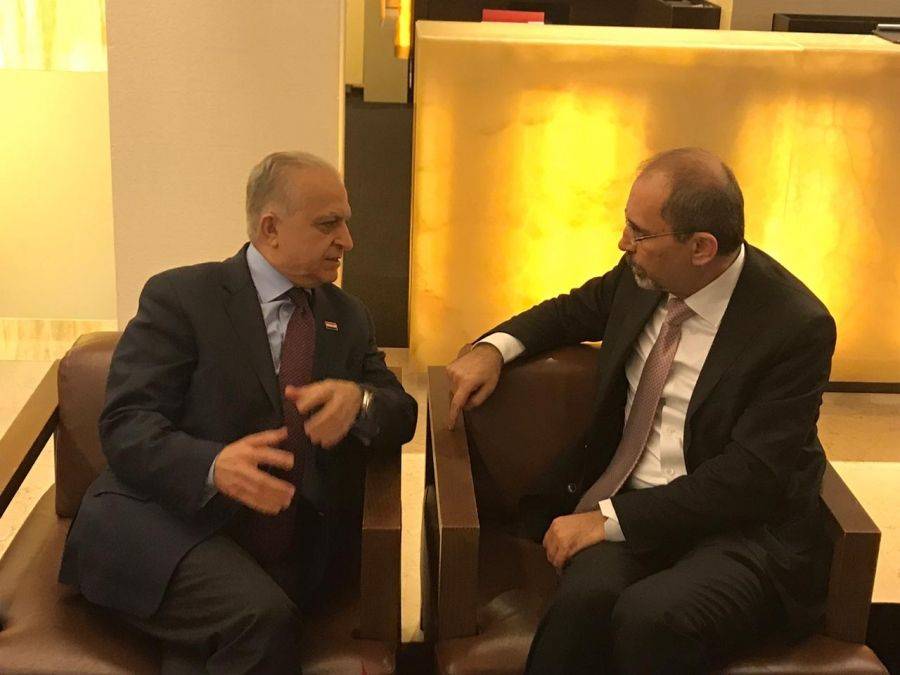 الصفدي يلتقي وزير الخارجية العراقي