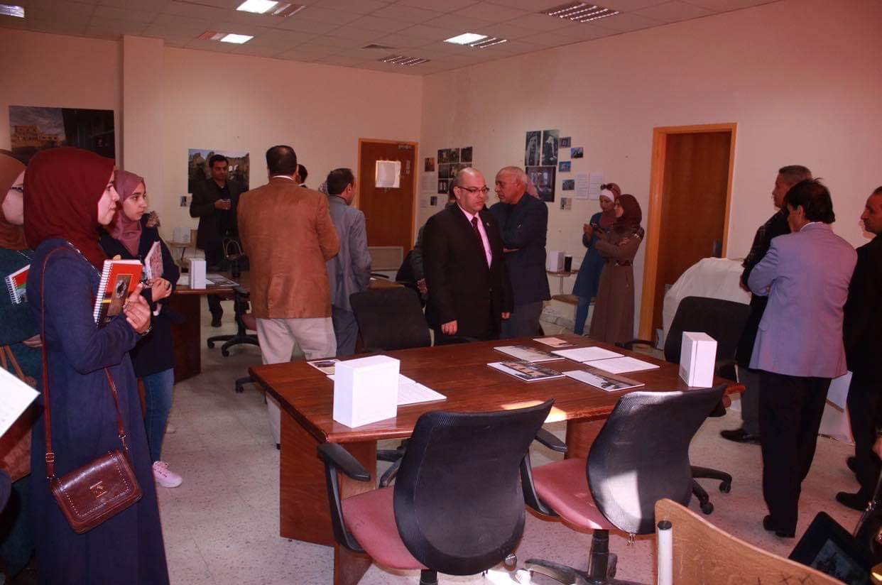 افتتاح معرض أماكن الذاكرة في جامعة الحسين بن طلال