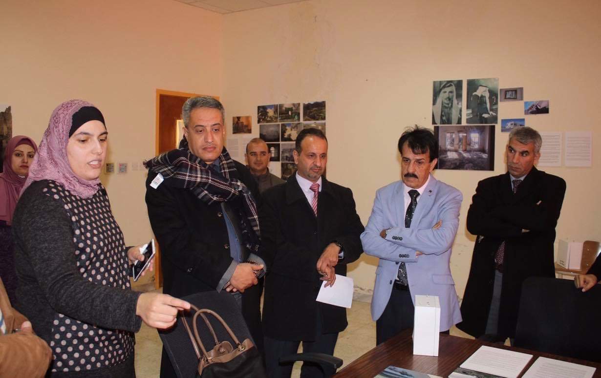 افتتاح معرض أماكن الذاكرة في جامعة الحسين بن طلال