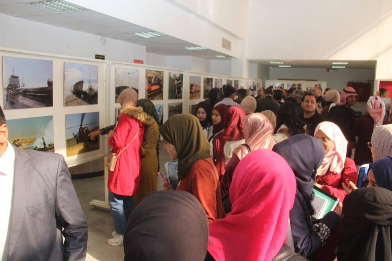 افتتاح معرض صور للدفاع المدني في معان