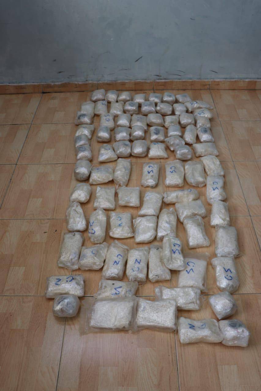 ادارة مكافحة المخدرات تحبط محاولة تهريب ١٦٠ الف حبة مخدرة الى احدى دول الجوار