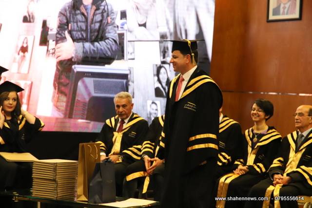 تخريج الفوج العاشر من طلبة الماجستير في الصحافة والإعلام الحديث في المعهد الاعلامي