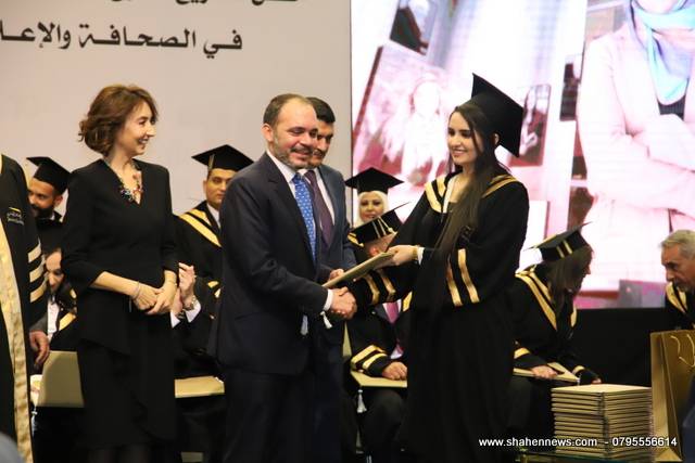 تخريج الفوج العاشر من طلبة الماجستير في الصحافة والإعلام الحديث في المعهد الاعلامي