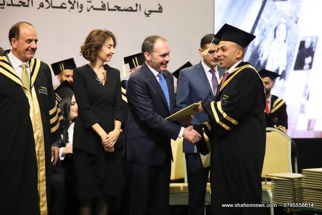 تخريج الفوج العاشر من طلبة الماجستير في الصحافة والإعلام الحديث في المعهد الاعلامي