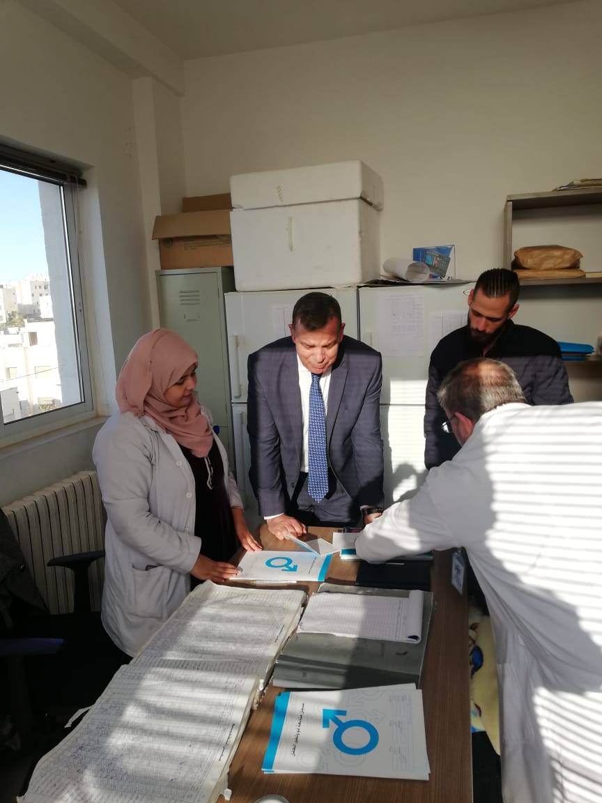 وزير الصحة يقوم بزيارة مفاجئة لمركز صحي مرج الحمام الشامل 