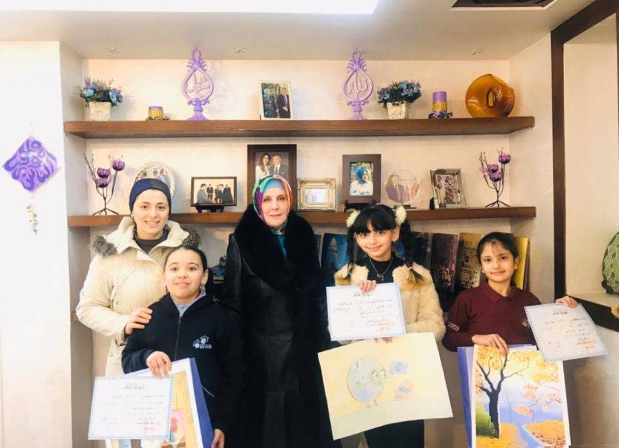 المسابقة الفنية في مدارس النظم الحديثة  بنات