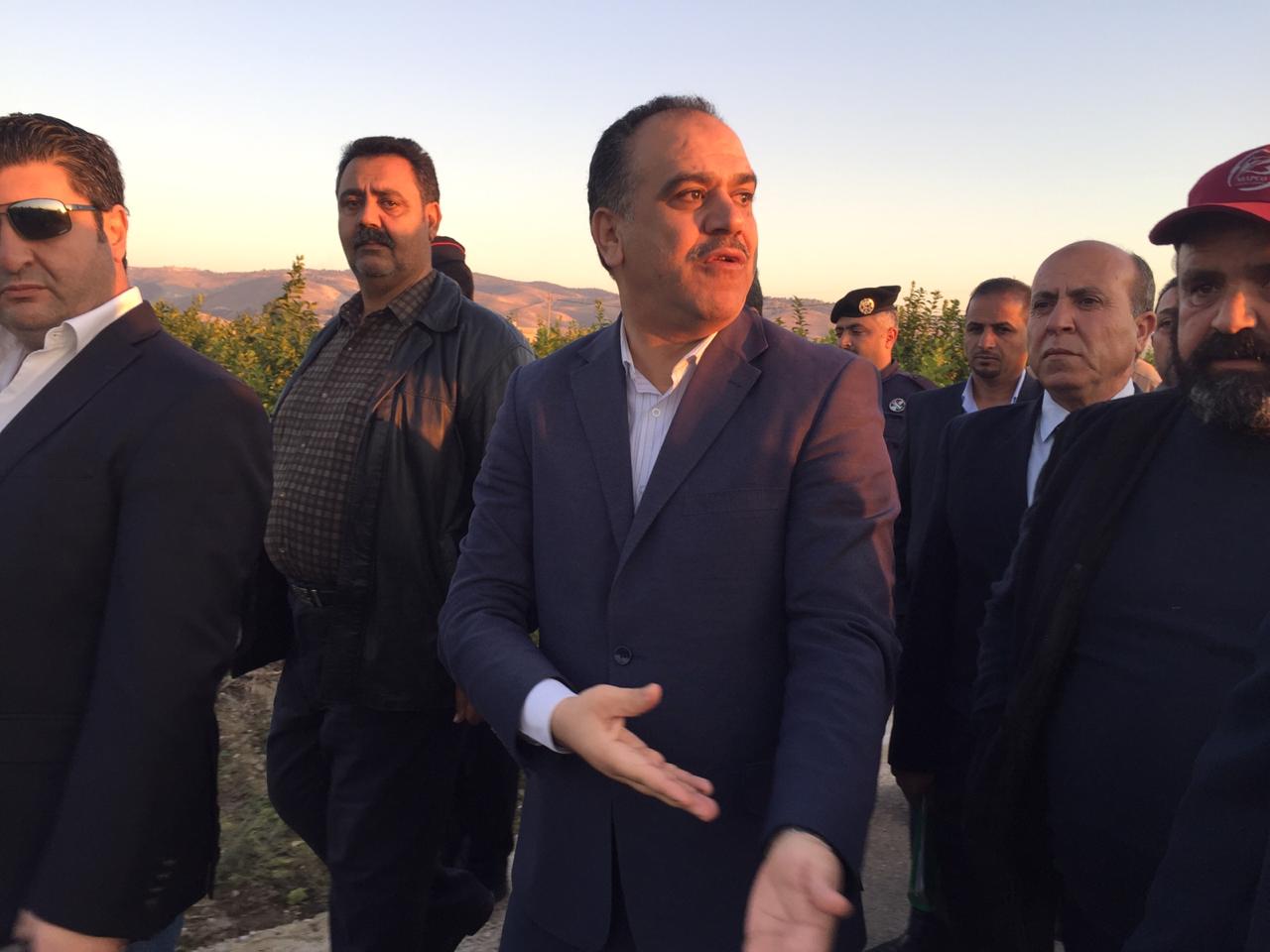 وزير الزراعة يلتقي مزارعي الحمضيات في الاغوار الشمالية 