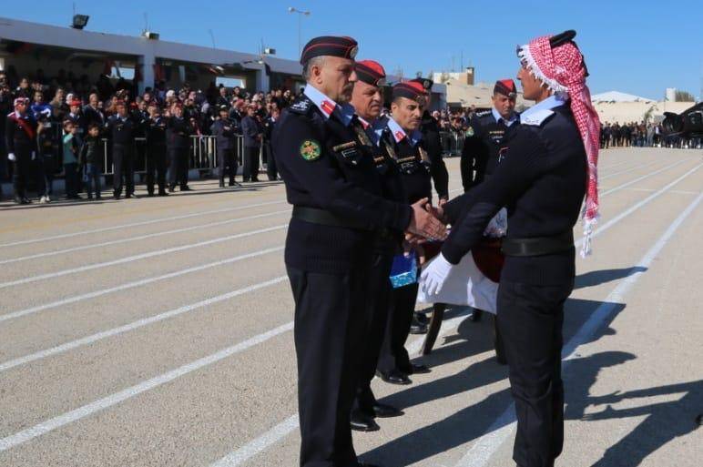 تخريج كوكبة من مستجدي الأمن العام في مدينة الملك عبد الله الثاني ابن الحسين التدريبية