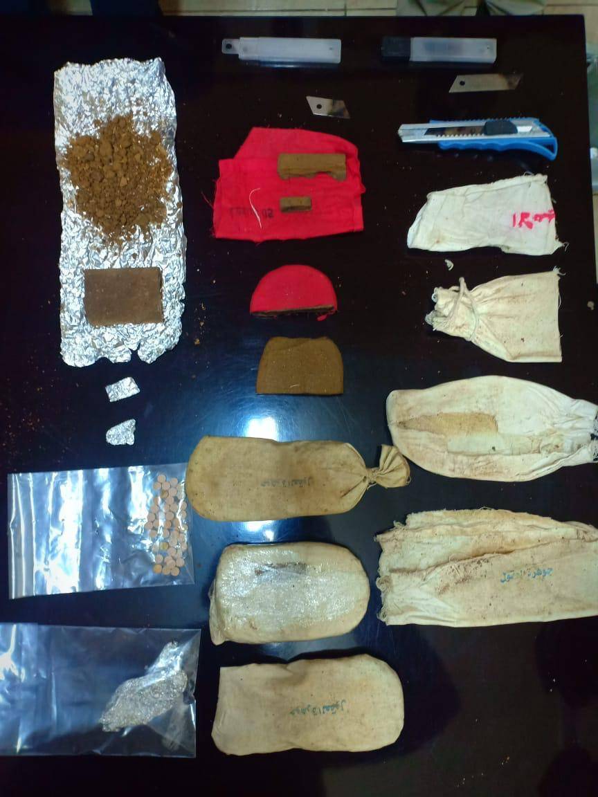 ضبط كميات كبيرة من المواد المخدرة بمداهمات لادارة مكافحة المخدرات لمروجين للمواد المخدرة في محافظتي العاصمة والبلقاء