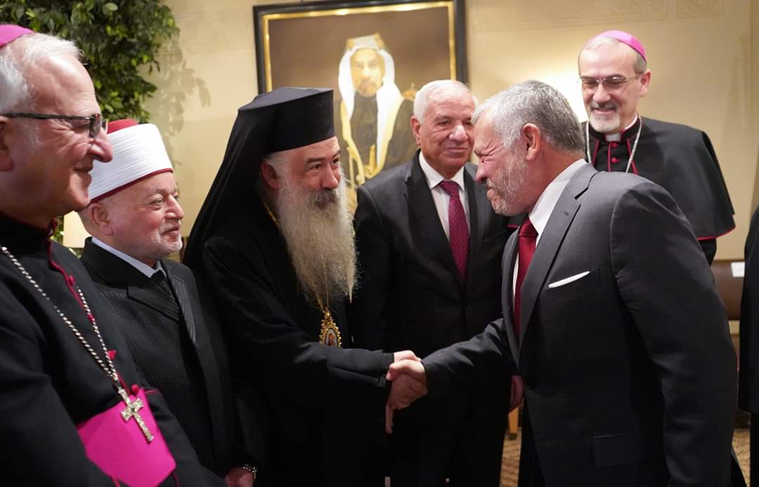 الملك يستقبل رؤساء الكنائس في الأردن والقدس وشخصيات مسيحية بمناسبة الأعياد المجيدة .. صور