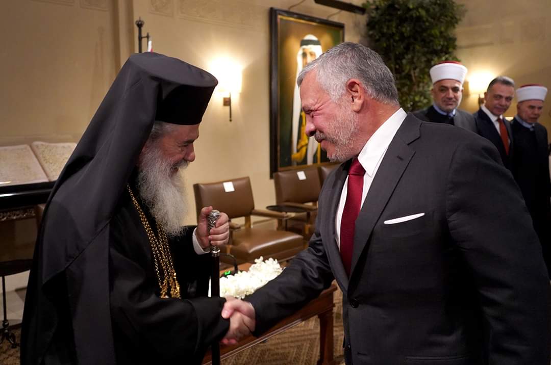 الملك يستقبل رؤساء الكنائس في الأردن والقدس وشخصيات مسيحية بمناسبة الأعياد المجيدة .. صور