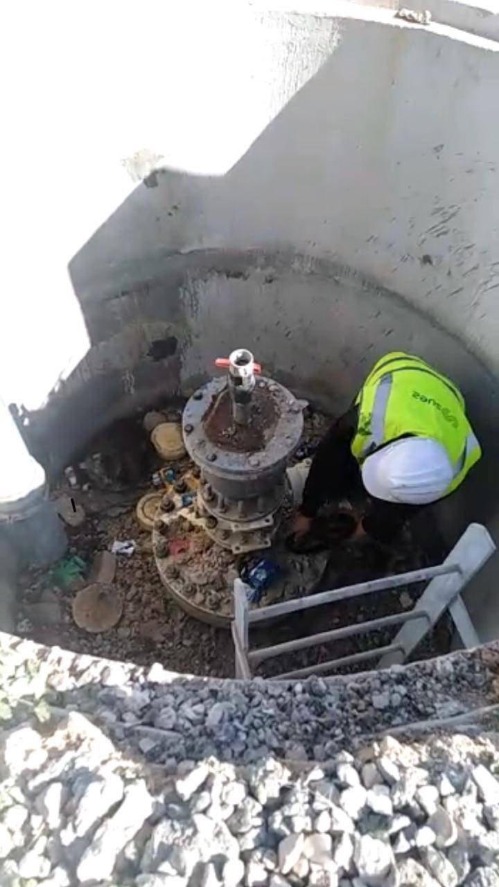 المياه : اعتداء جديد وكبير على خط ناقل الديسي  في القطرانة