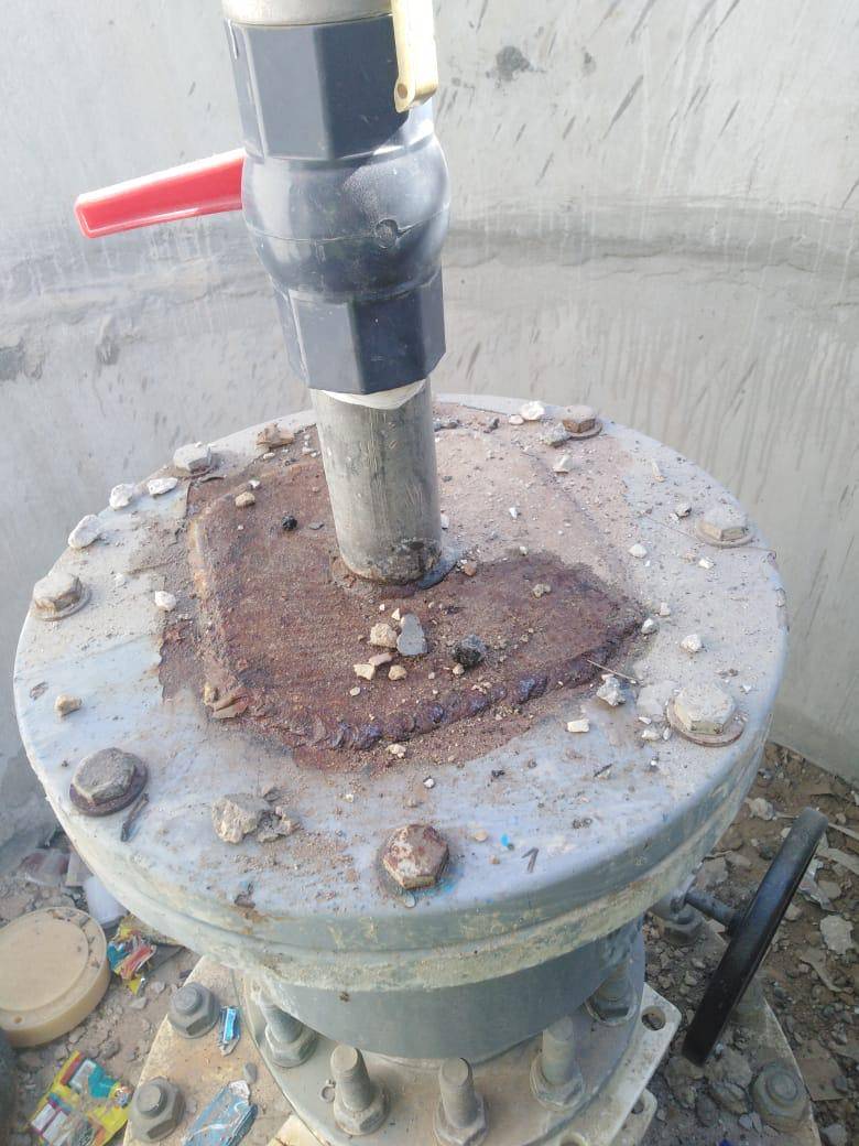 المياه : اعتداء جديد وكبير على خط ناقل الديسي  في القطرانة