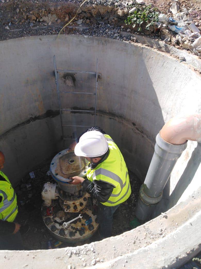 المياه : اعتداء جديد وكبير على خط ناقل الديسي  في القطرانة