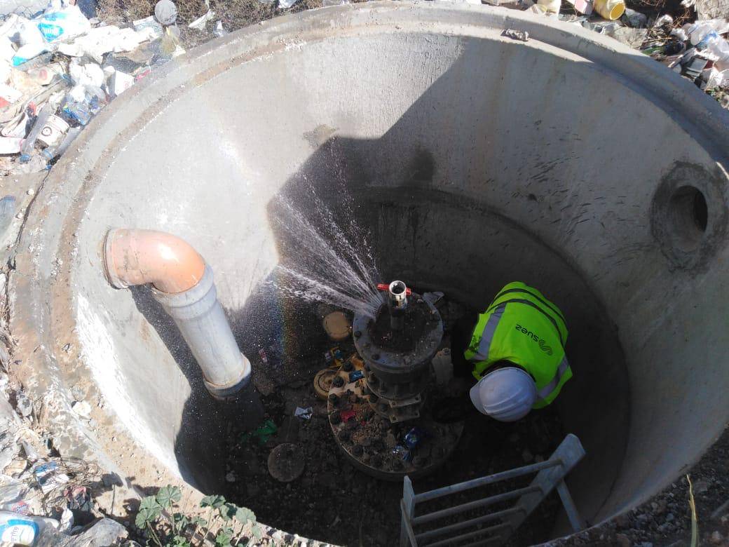 المياه : اعتداء جديد وكبير على خط ناقل الديسي  في القطرانة