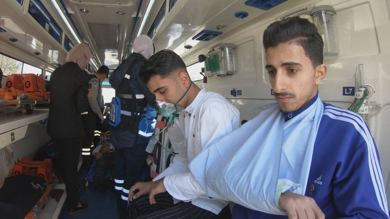 مديرية دفاع مدني غرب عمان تنفذ تمرين وهمي مفترض على احد الفنادق  في العاصمة عمان