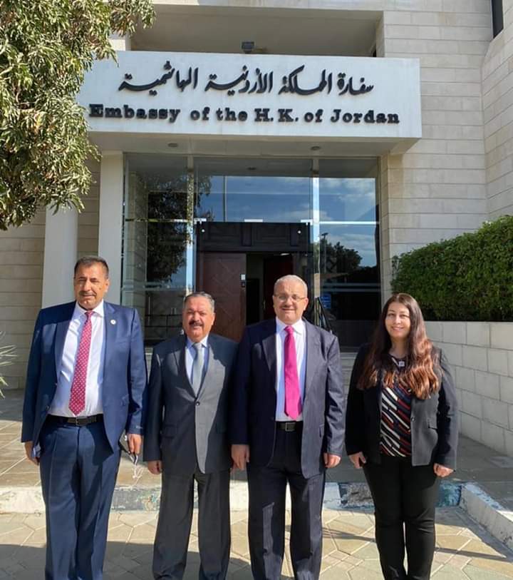 زيارة وفد من جامعة جدارا إلى سفارة المملكة الأردنية الهاشمية لدى دولة الإمارات العربية المتحدة