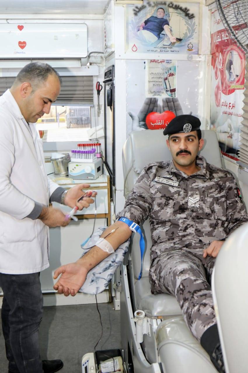 قوات الدرك تختتم العام 2019 بحملة للتبرع بالدم
