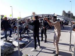 بدء انسحاب المحتجين من أمام السفارة الأمريكية في بغداد