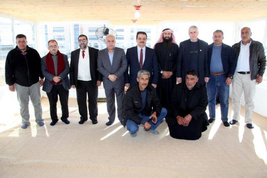 رئيس جامعة آل البيت العتوم يفتتح مصلى لخدمة الطلبة والعاملين وأبناء المجتمع المحلي