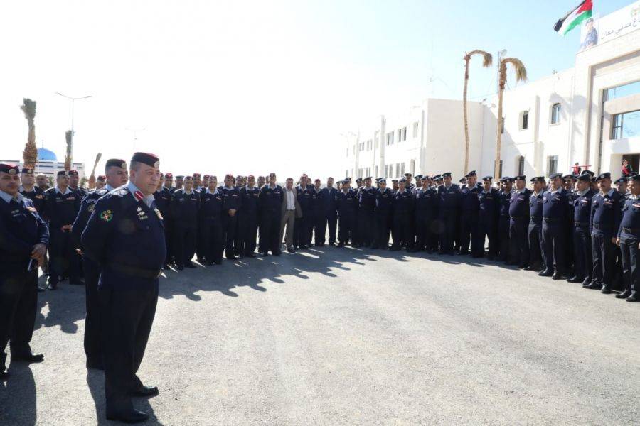 العميد الصبيحي يتفقد مديريات دفاع مدني الكرك ومعان وإنقاذ وإسناد الجنوب