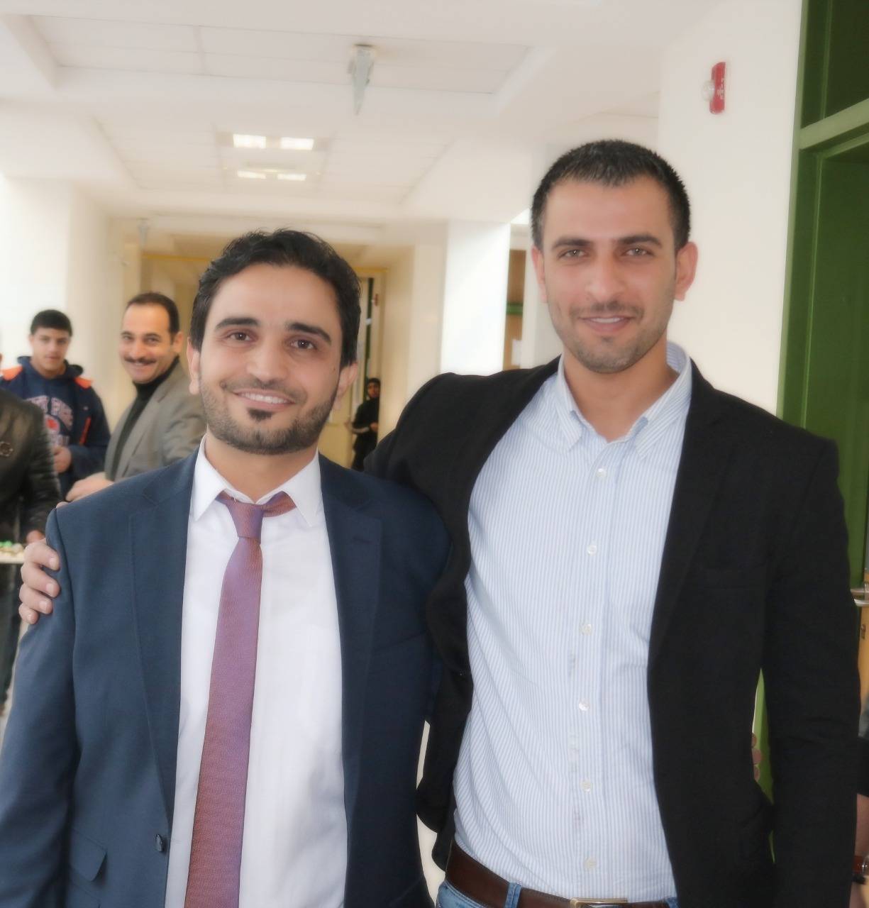 تهنئة للسيد عبدالله خضر الخريشا بمناسبة مناقشة رسالة الماجستير