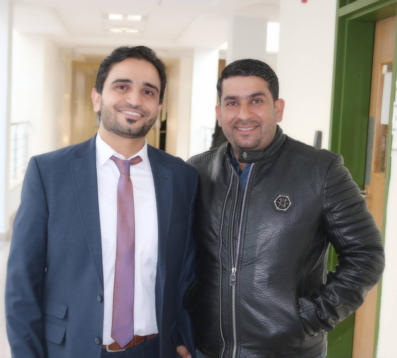 تهنئة للسيد عبدالله خضر الخريشا بمناسبة مناقشة رسالة الماجستير