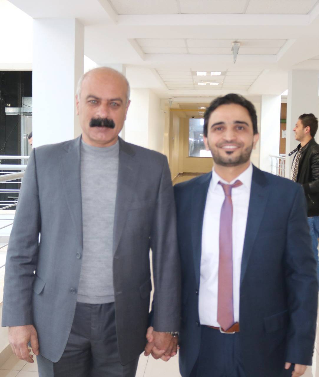 تهنئة للسيد عبدالله خضر الخريشا بمناسبة مناقشة رسالة الماجستير