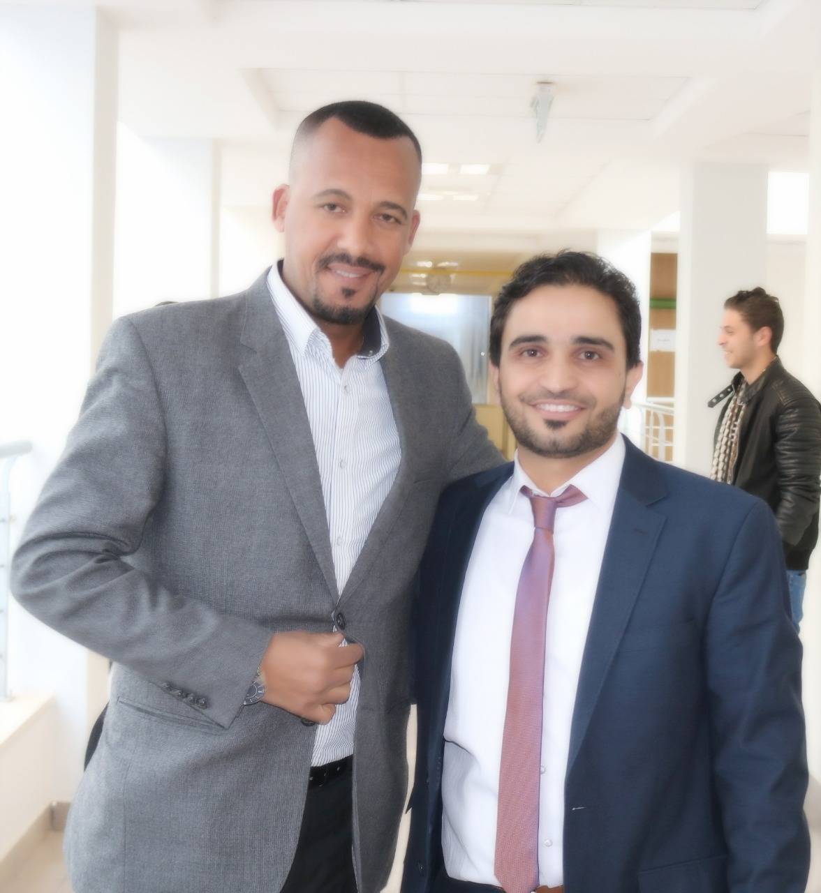 تهنئة للسيد عبدالله خضر الخريشا بمناسبة مناقشة رسالة الماجستير